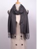 Soild Silk Blend Fashion Scarf