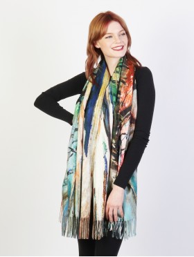 Oil Painting Design Fashion Scarf