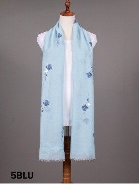 Rose Print Light Weigth Scarf