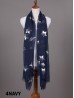 Foil Stars Print Fashion Scarf