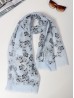 Music Notes Light Weight Scarf