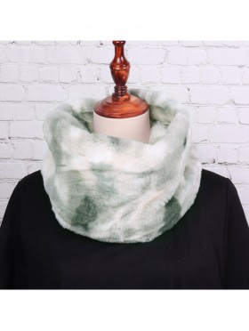 Tie Dye Fashion Plush Loop Premium Scarf