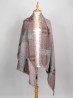 Asymmetrical Abstract Patterned Scarf 