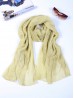 Lightweight Flower and Lace Embroidered Scarf