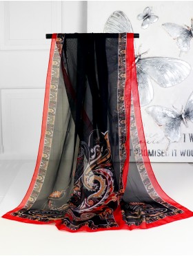 Chiffon Paisley Fashion Scarf