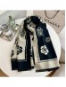 Flower Print Blanket Scarf 