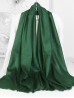 Solid Color Cut Fringe Shawl Scarf