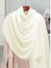 Soft Cotton Feeling Solid Color Scarf