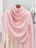 Soft Cotton Feeling Solid Color Scarf