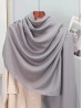 Soft Cotton Feeling Solid Color Scarf