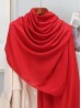 Soft Cotton Feeling Solid Color Scarf