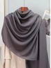 Soft Cotton Feeling Solid Color Scarf