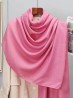 Soft Cotton Feeling Solid Color Scarf