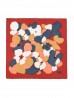 Silk Feeling Abstract Patterned Square Scarf
