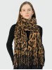 Soft Leopard Print Blanket Scarf