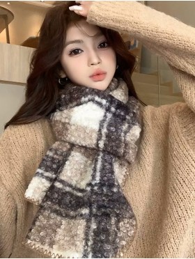 Warm Knitted Wool Soft Scarf 