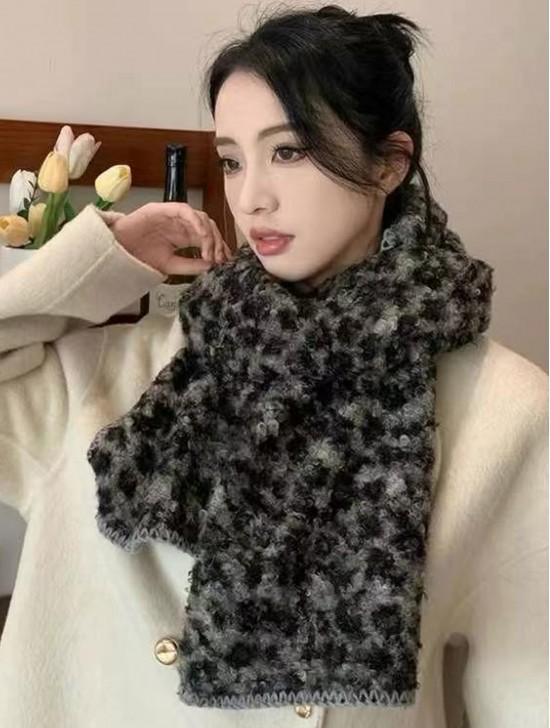 Warm Knitted Wool Soft Scarf 