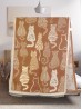 Cozy Cat Design Blanket Scarf