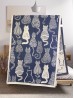 Cozy Cat Design Blanket Scarf