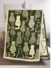 Cozy Cat Design Blanket Scarf