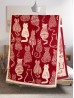 Cozy Cat Design Blanket Scarf