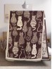 Cozy Cat Design Blanket Scarf