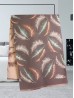 Reversible Feather Design Blanket Scarf