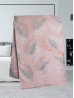 Reversible Feather Design Blanket Scarf Reversible Feather Design Blanket Scarf