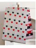 Reversible Heart Design Blanket Scarf