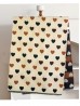 Reversible Heart Design Blanket Scarf
