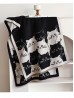 Cozy Cat Design Blanket Scarf