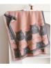 Cozy Cat Design Blanket Scarf