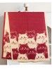 Cozy Cat Design Blanket Scarf