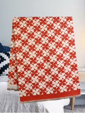 Pin-Wheel Design Blanket Scarf