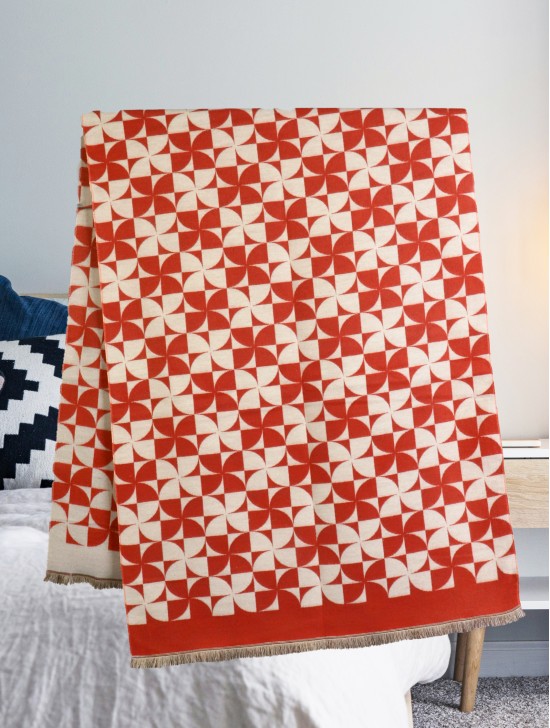 Pin-Wheel Design Blanket Scarf