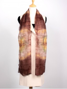 SILKY TIE-DYE SCARF