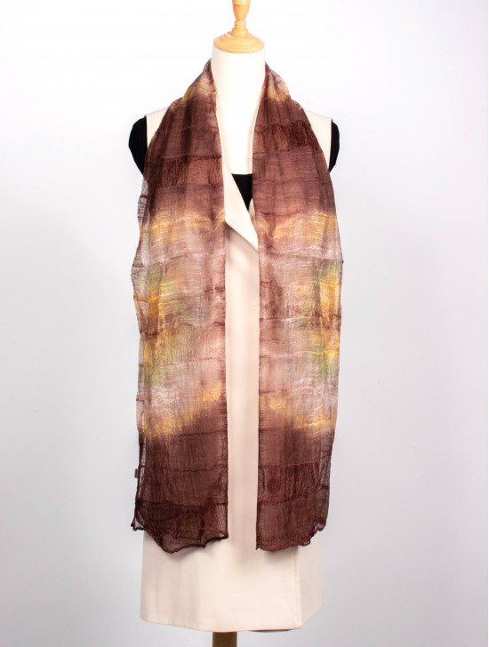 SILKY TIE-DYE SCARF