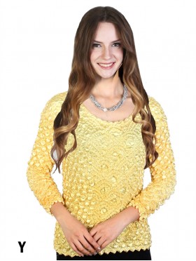 BUBBLE TOP, LONG SLEEVE BUBBLE TOP, LONG SLEEVE