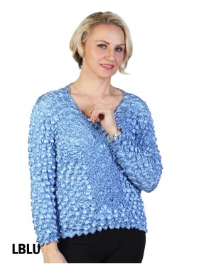 BUBBLE TOP, LONG SLEEVE