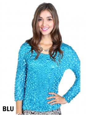 BUBBLE TOP, LONG SLEEVE