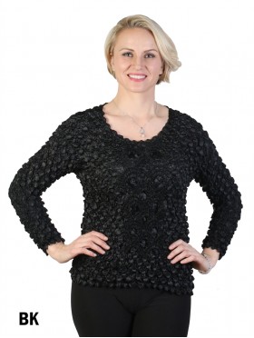 BUBBLE TOP, LONG SLEEVE