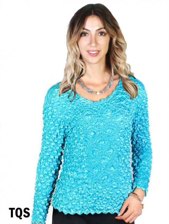 BUBBLE TOP, LONG SLEEVE