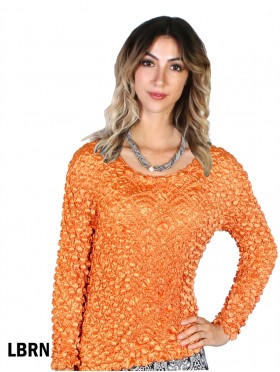 BUBBLE TOP, LONG SLEEVE