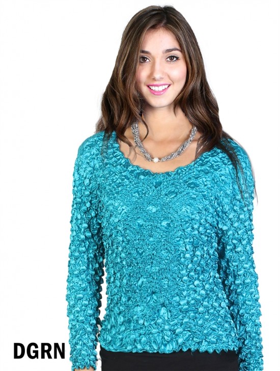 BUBBLE TOP, LONG SLEEVE