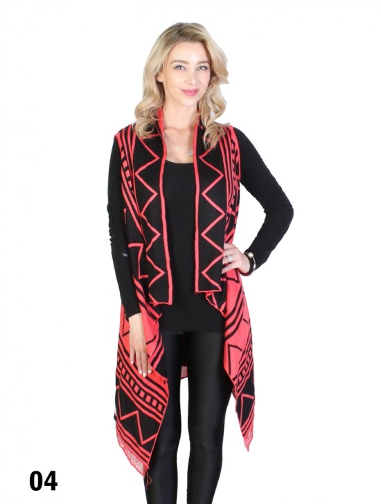 Reversible Abstract Print Wrap