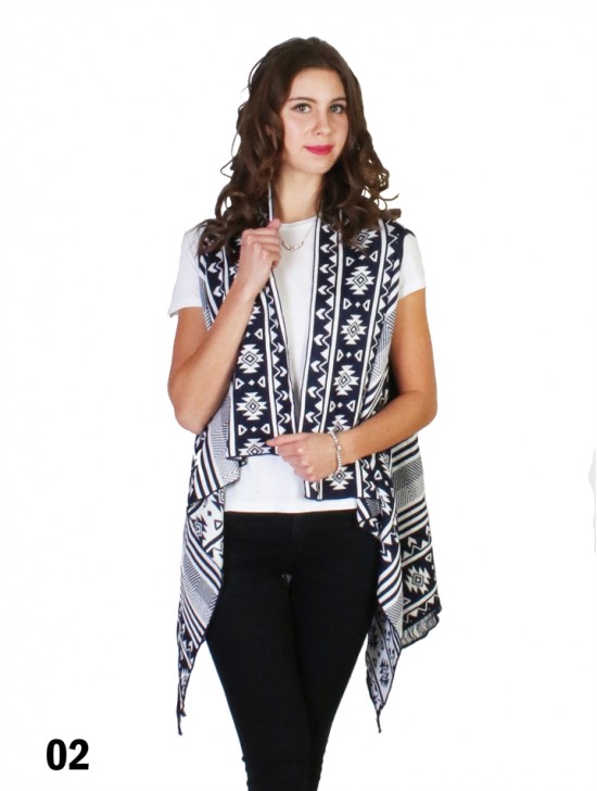 Reversible Abstract Print Wrap