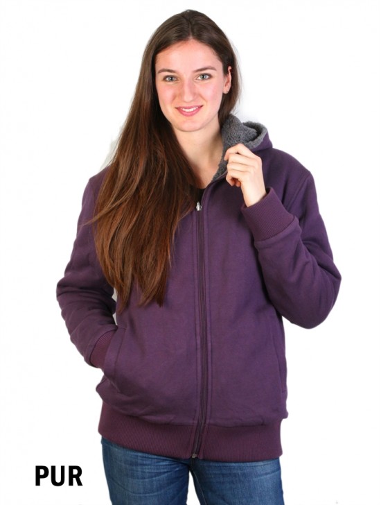 Reversible Sherpa Jacket With Detachable Hood