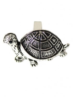 ETCHED TURTLE RING