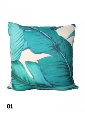 Leaf Print Cushion & Filler