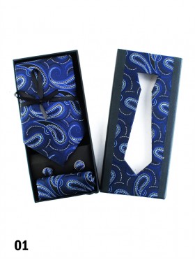 High End Paisley Print Tie Set